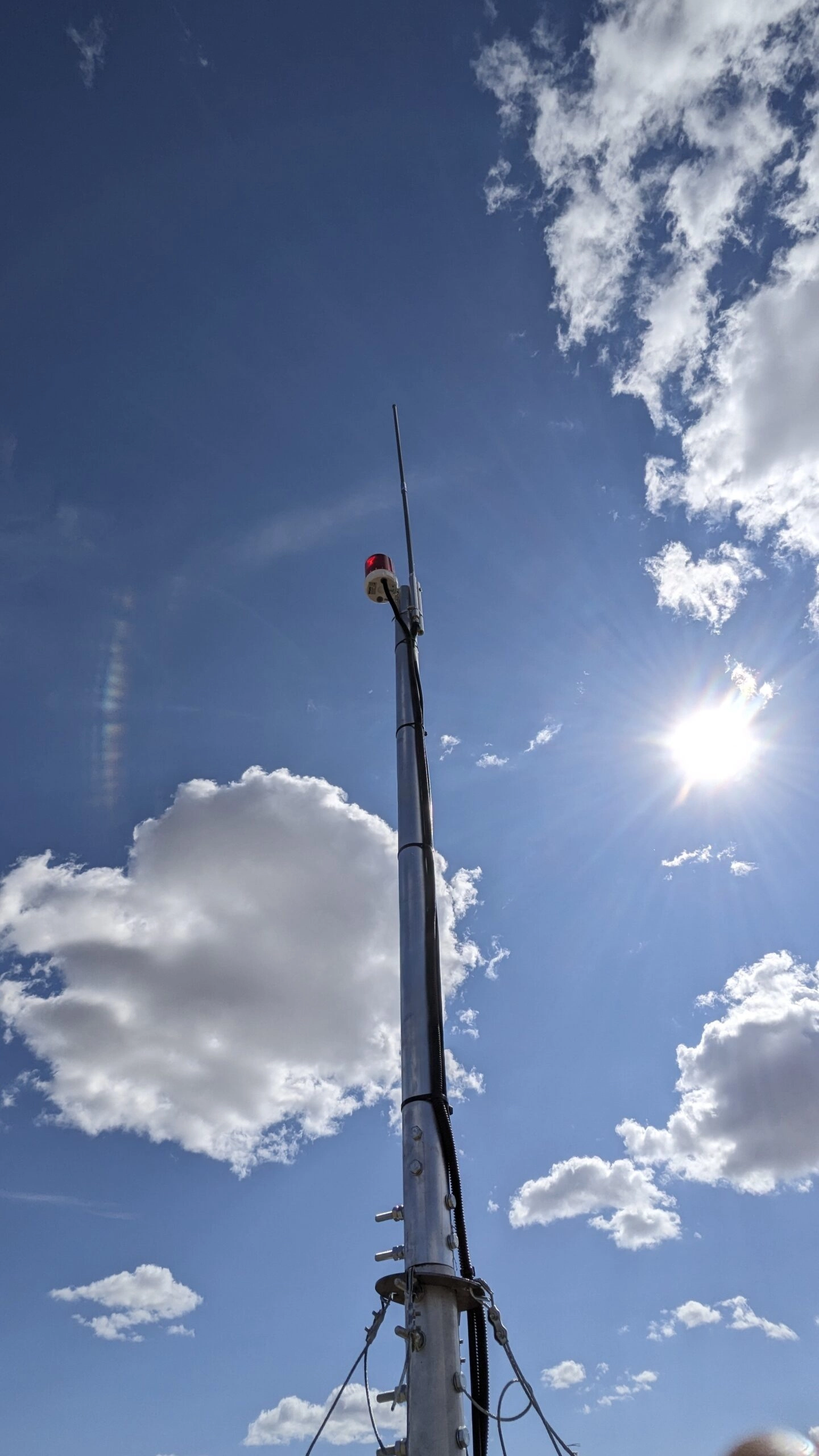 Мачта составная алюминиевая, Длина 30 метров - Диаметр 70 мм