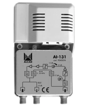 Купить Усилитель Alcad Al-131 1вх. 2вых. (113/99 dBmkV) ДМВ-МВ