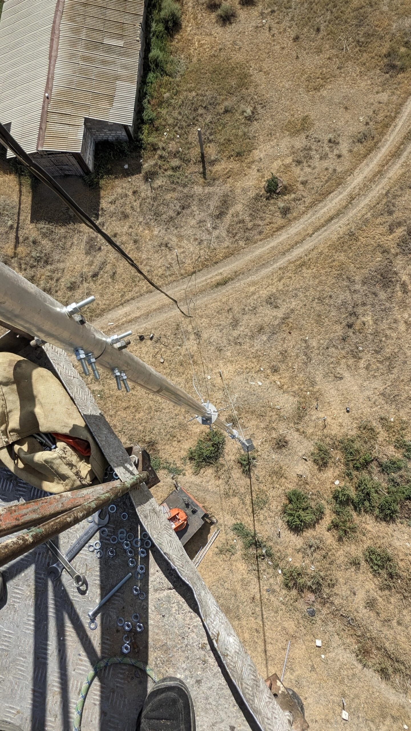 Мачта составная алюминиевая, Длина 30 метров - Диаметр 70 мм