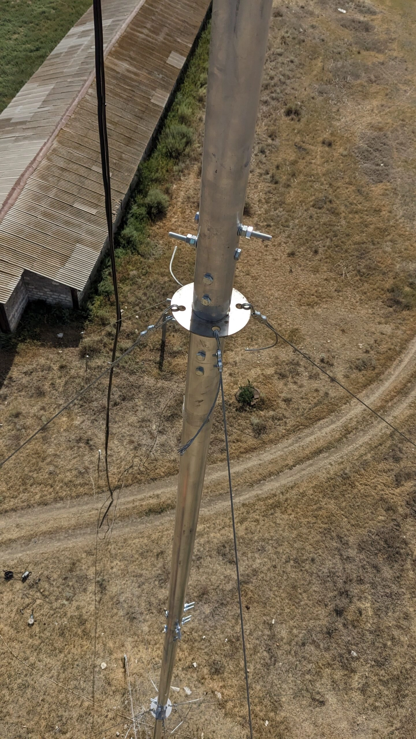 Мачта составная алюминиевая, Длина 30 метров - Диаметр 70 мм